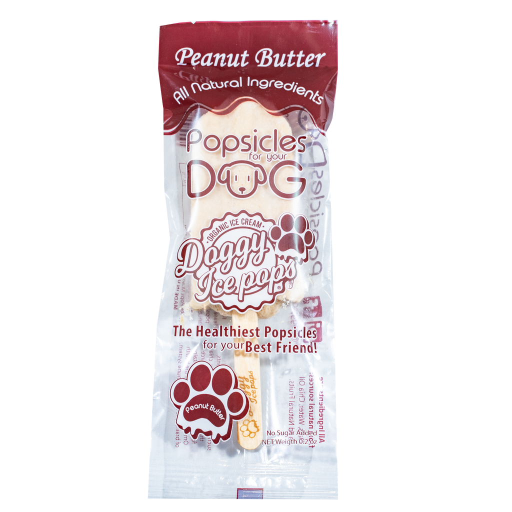 Peanut Butter Swirl Dog Popsicles • Daisybeet