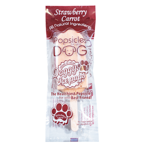 Strawberry Carrot Popsicle